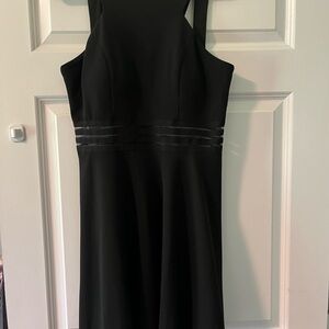 Speechless Black Halter A-line Cocktail Dress
